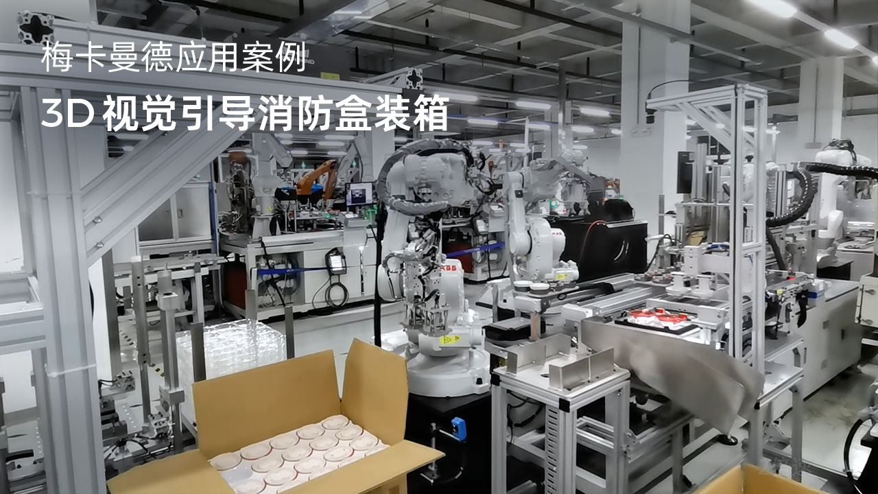 3D視覺引導(dǎo)消防盒裝箱