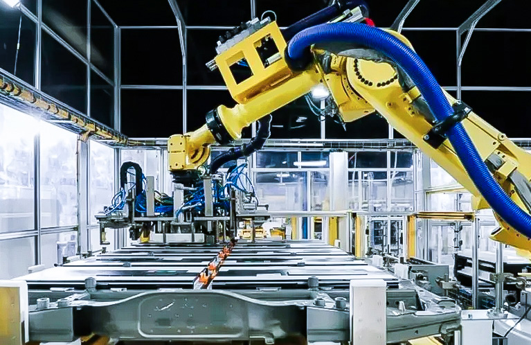 視覺(jué)引導(dǎo)電池模組抓取上料 | 某大型汽車主機(jī)廠 視覺(jué)引導(dǎo)電池模組抓取上料 | 某大型汽車主機(jī)廠