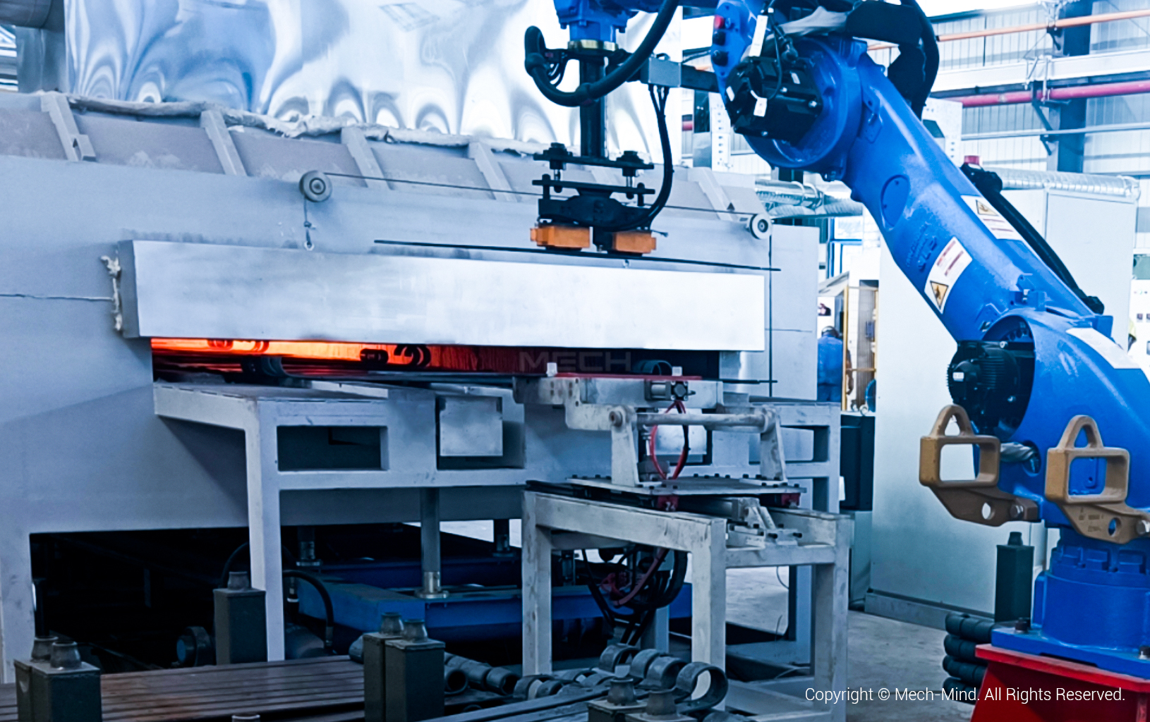 AI視覺引導板簧上下料 | 某大型汽車零部件廠