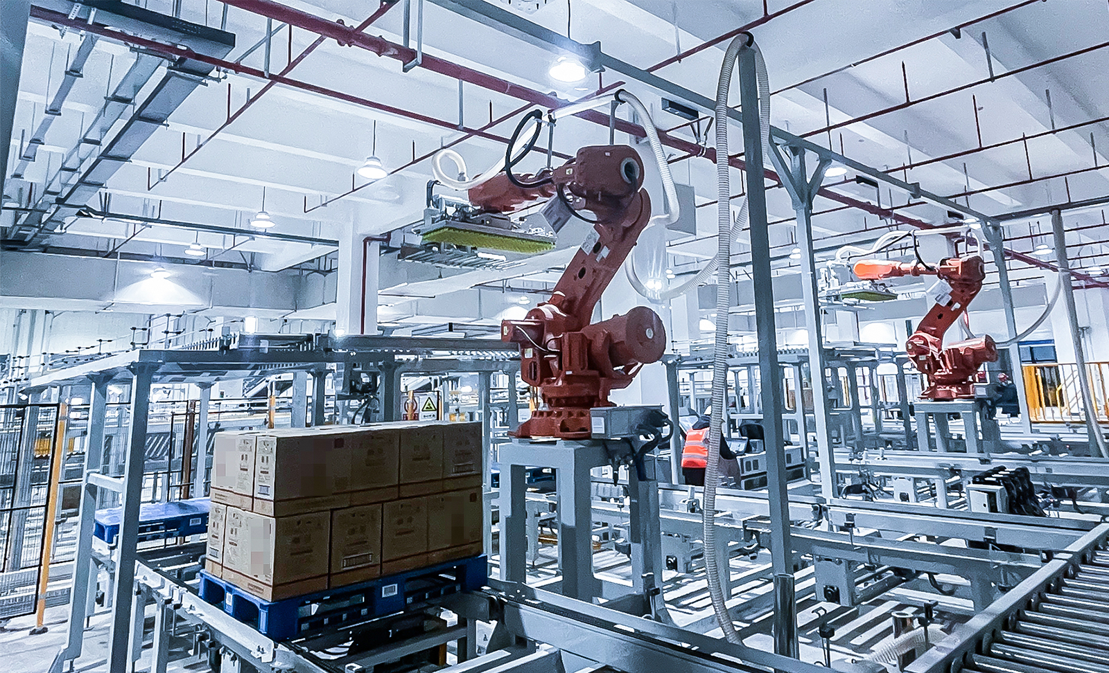 AI視覺引導紙箱拆垛 | 某大型酒廠